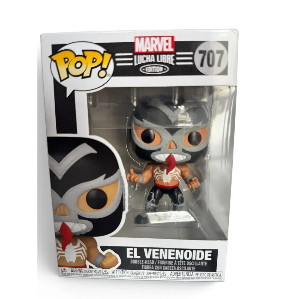 Funko Pop Marvel Lucha Libre El Venenoide #707 & El Chimichanga #712 Lot